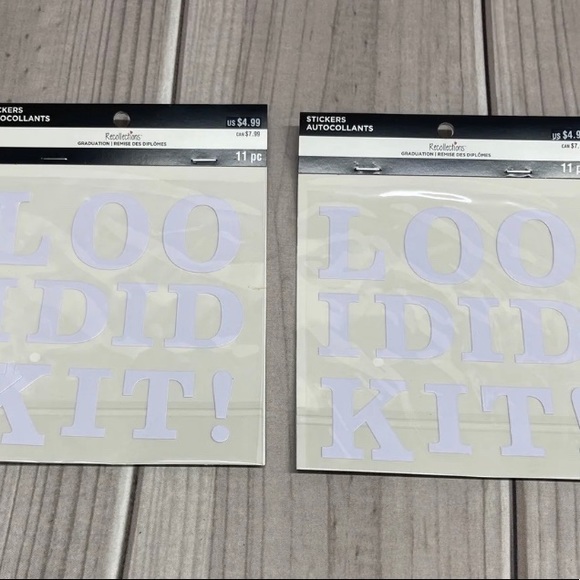 6 Graduation Cap Decorating Sticker Kits Celebration by Recollections - Picture 6 of 7